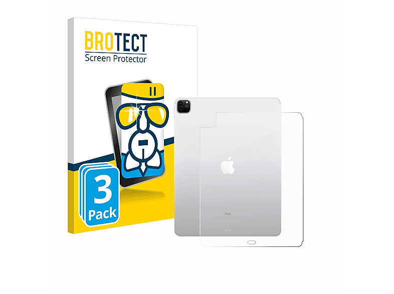 2022 Apple Schutzfolie(für (6. iPad BROTECT Pro Gen.)) 3x Airglass klare 12.9\