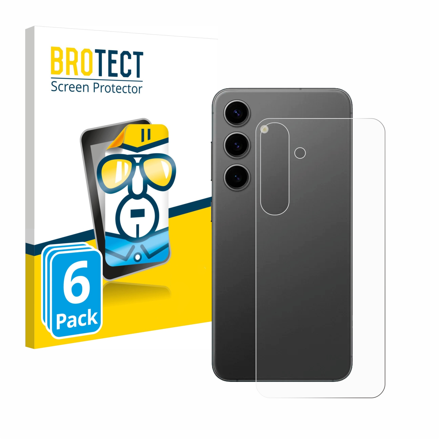 BROTECT 6x klare Schutzfolie(für Plus) Samsung Galaxy S24