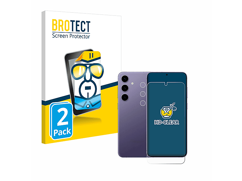 Galaxy Plus) klare 2x BROTECT S24 Schutzfolie(für Samsung