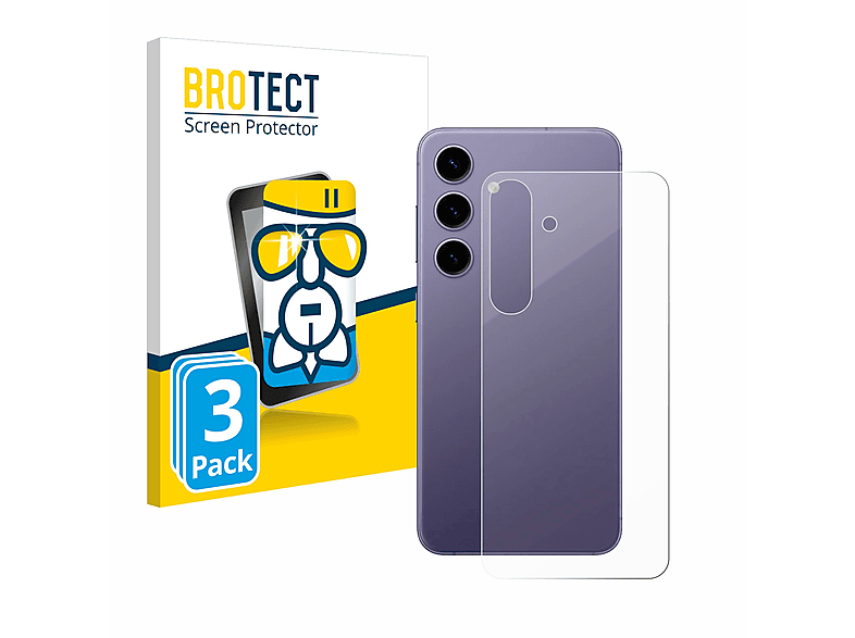 BROTECT 3x Airglass klare Schutzfolie(für Samsung Galaxy S24)