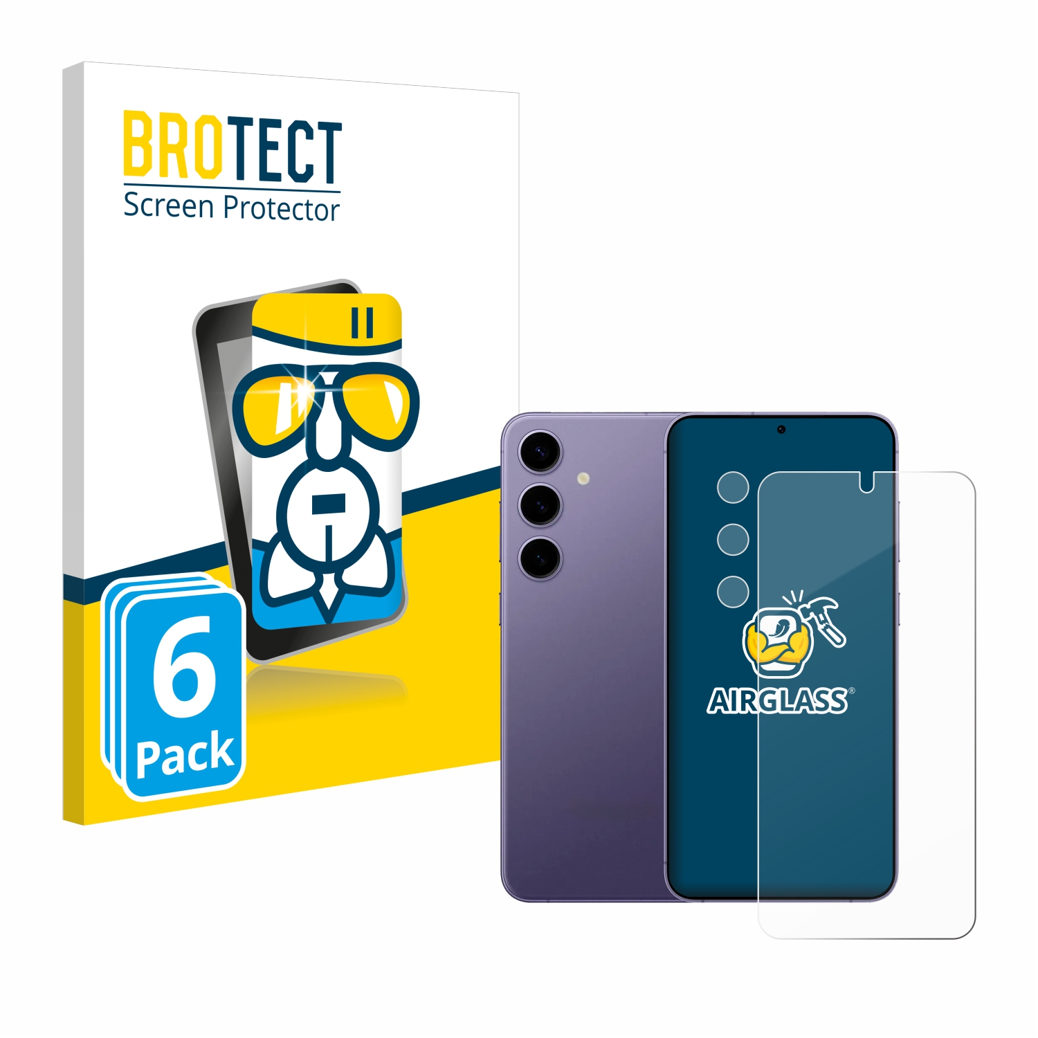 S24) klare Galaxy BROTECT Airglass 6x Samsung Schutzfolie(für