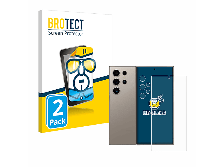 BROTECT S24 2x klare Galaxy Samsung Ultra) Schutzfolie(für