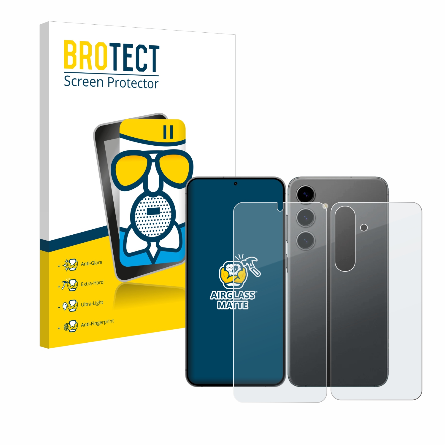 BROTECT Airglass matte Galaxy Schutzfolie(für S24) Samsung