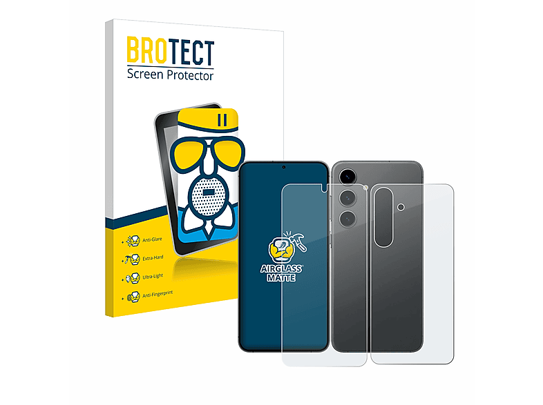 BROTECT Airglass matte Schutzfolie(für Samsung S24) Galaxy