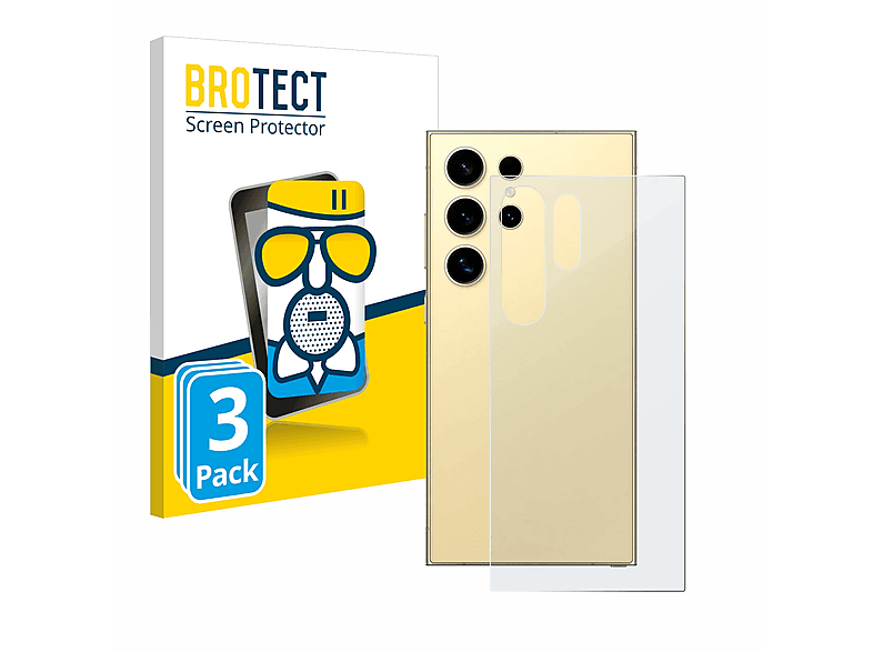 BROTECT 3x Airglass matte Schutzfolie(für Samsung Galaxy S24 Ultra)