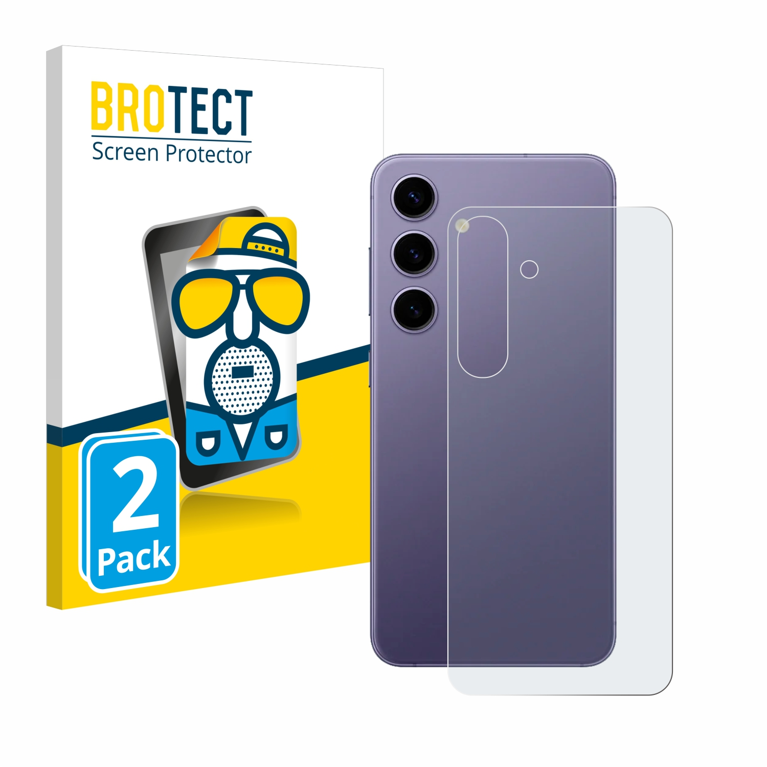 BROTECT Galaxy matte Schutzfolie(für 2x S24) Samsung