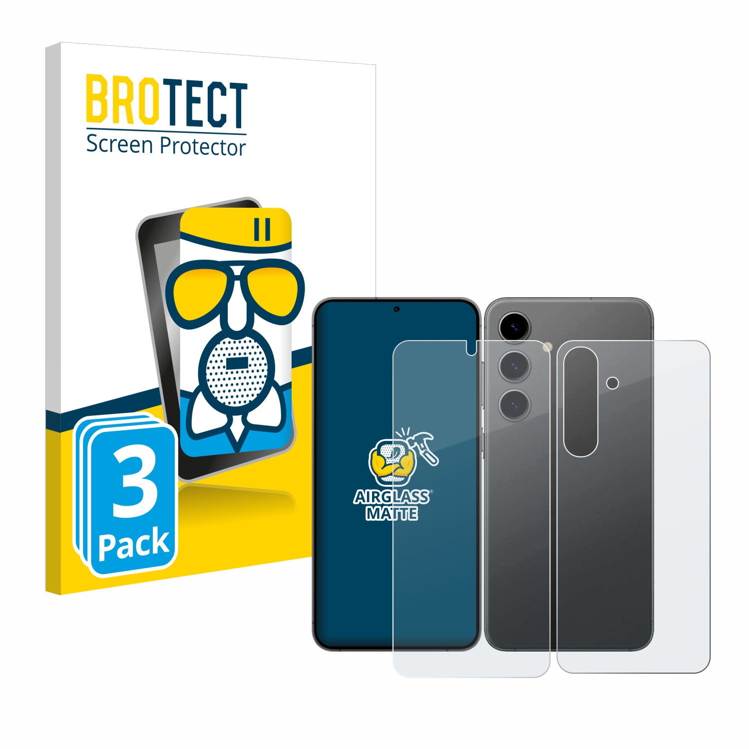 Samsung Airglass 3x Galaxy matte BROTECT S24) Schutzfolie(für