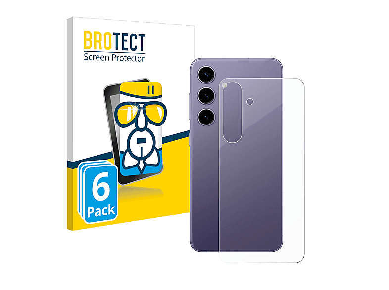 BROTECT 6x Airglass klare S24) Samsung Schutzfolie(für Galaxy