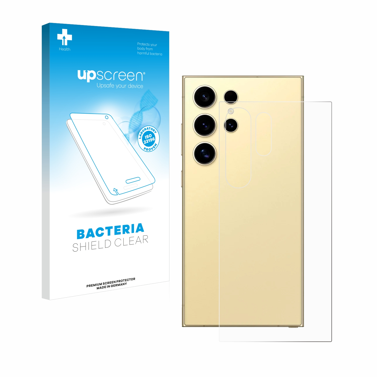 UPSCREEN antibakteriell klare Ultra) Galaxy Samsung Schutzfolie(für S24