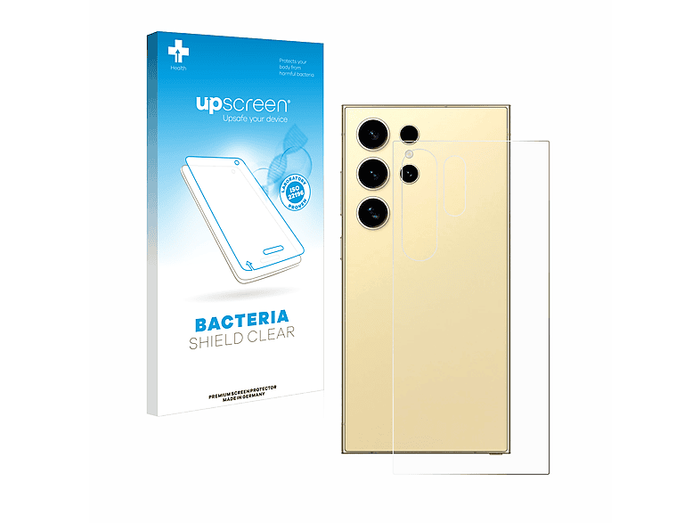 UPSCREEN antibakteriell klare Schutzfolie(für Samsung Galaxy S24 Ultra)