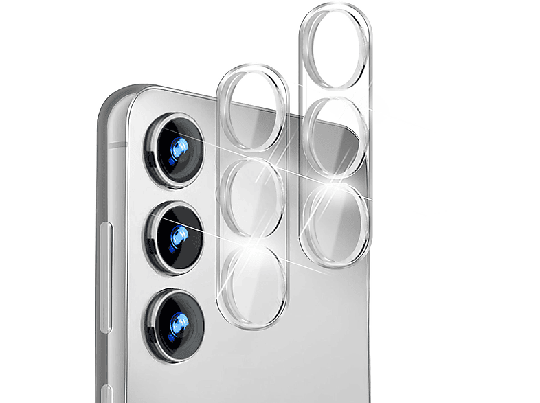 NALIA 2x Kamera Schutzglas Displayschutz(für Samsung Galaxy S24)