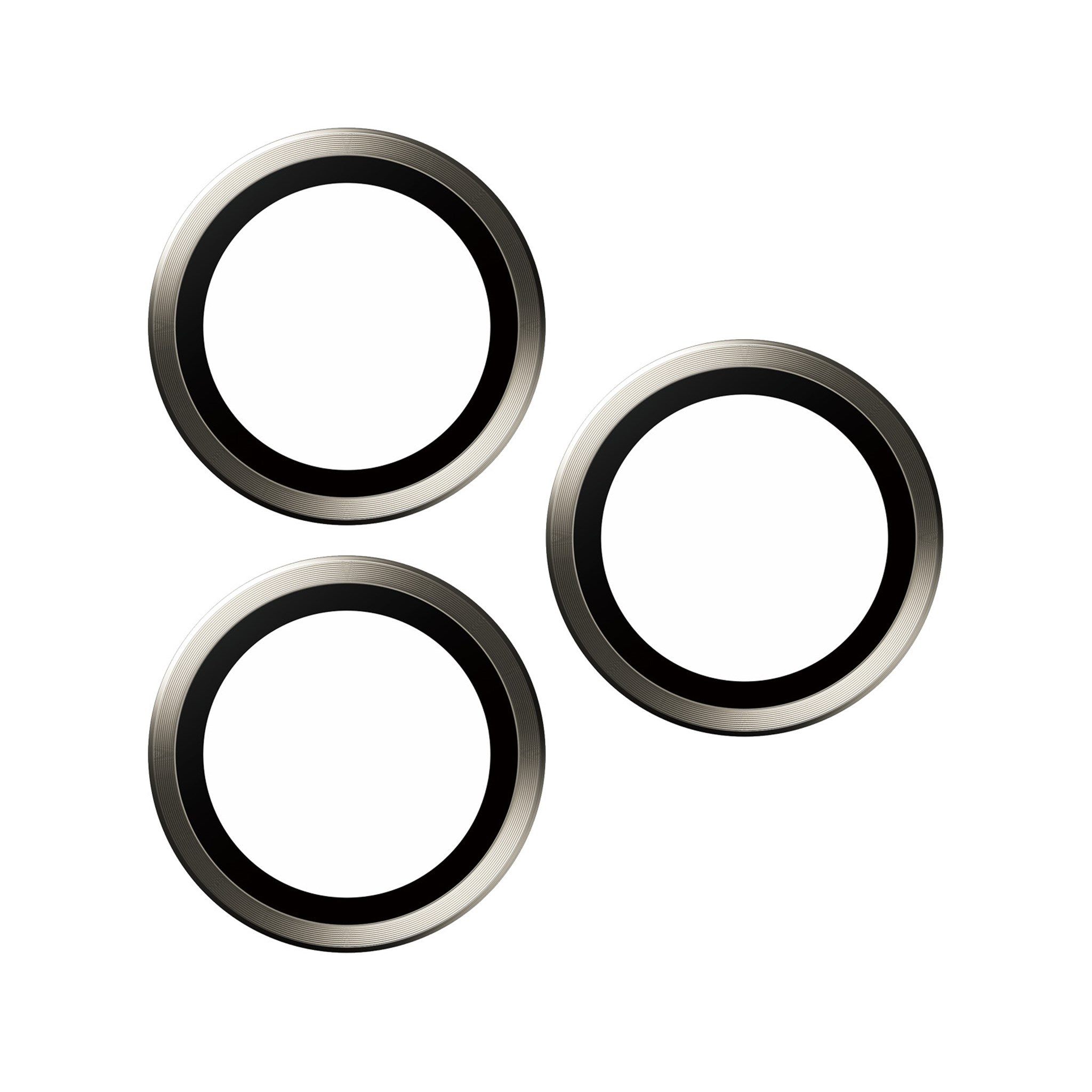 PANZERGLASS Hoops™ 15 Max) Pro | 15 | Natürliches Kameraschutz(für Apple Pro Metall iPhone Kameraschutz