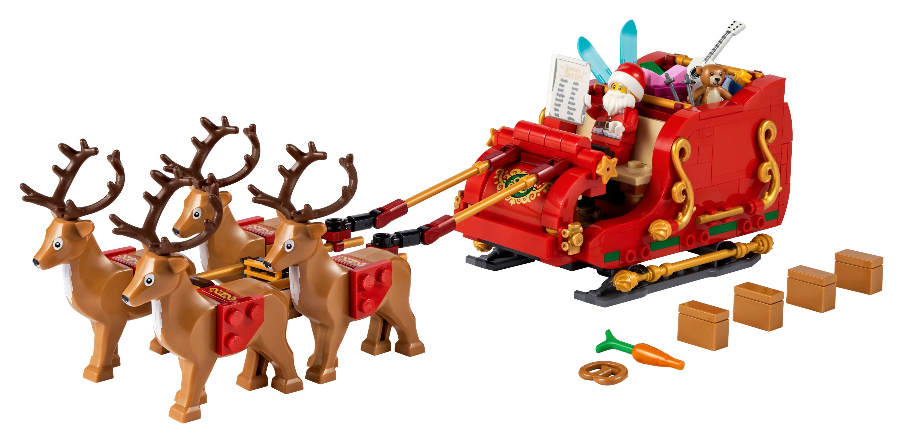 LEGO 40499 Schlitten des Weihnachtsmanns Spielset