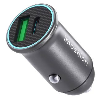 IMOSHION Mini autolader - 2 poorten - USB-A Quick Charge - USB-C Power Delivery 60W Autoladers