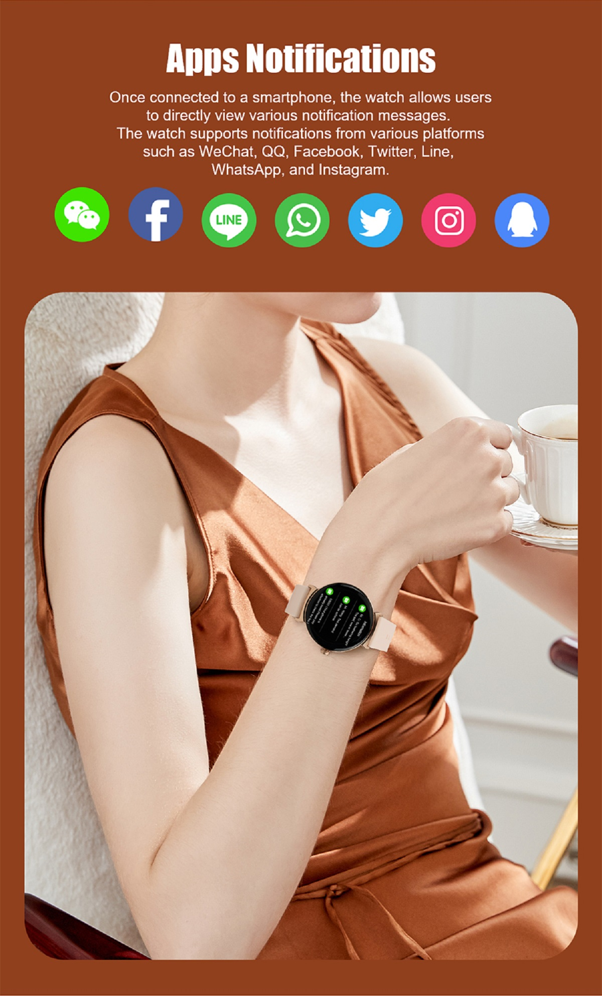 Pink Silikon, 240mm, Rund DT4New Aktivitätstracker Gold Smartwatch MIRUX BT-Anruf