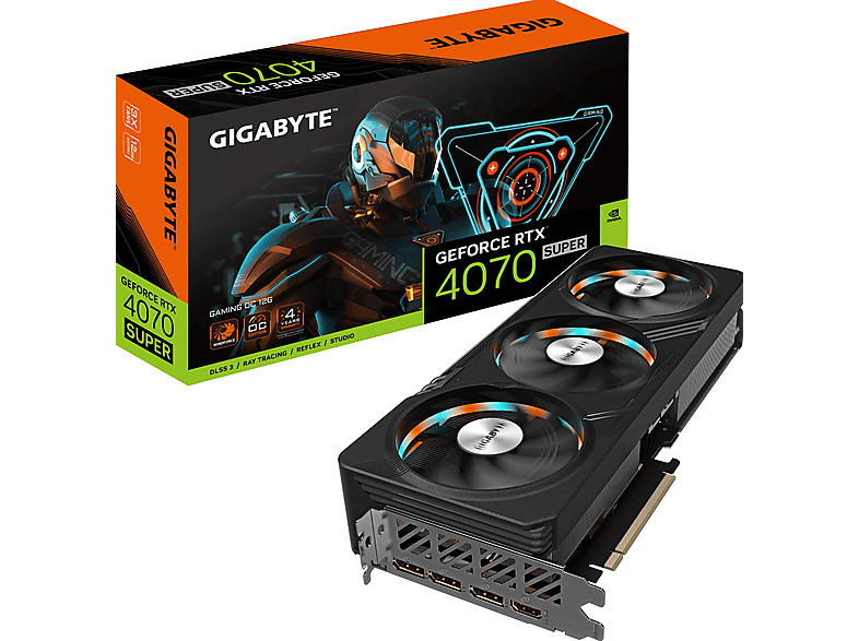 Tarjeta gráfica – GIGABYTE GeForce RTX 4070 SUPER GAMING OC 12G