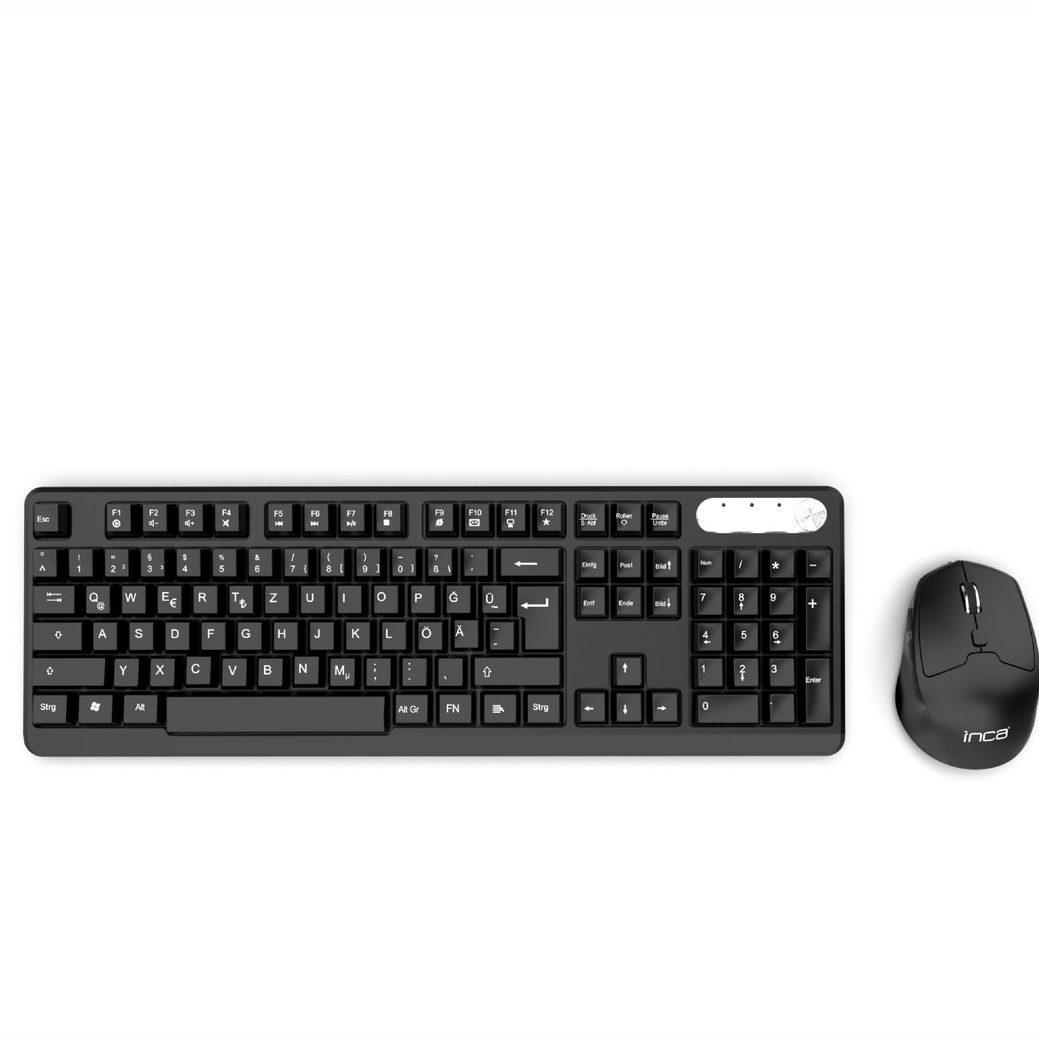 INCA IWS-549U, Maus und Set Tastatur