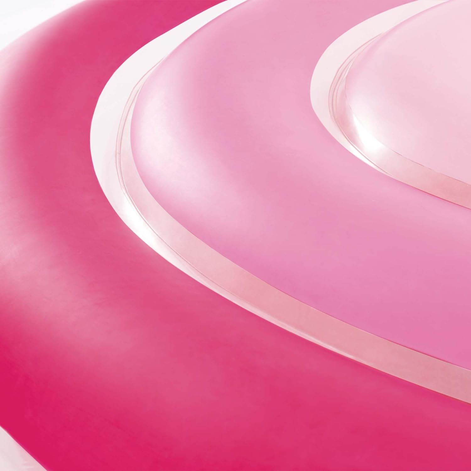 Abstraktes rosa-weißes Wirbelmuster. Kurven und Linien erzeugen ein fließendes Design.