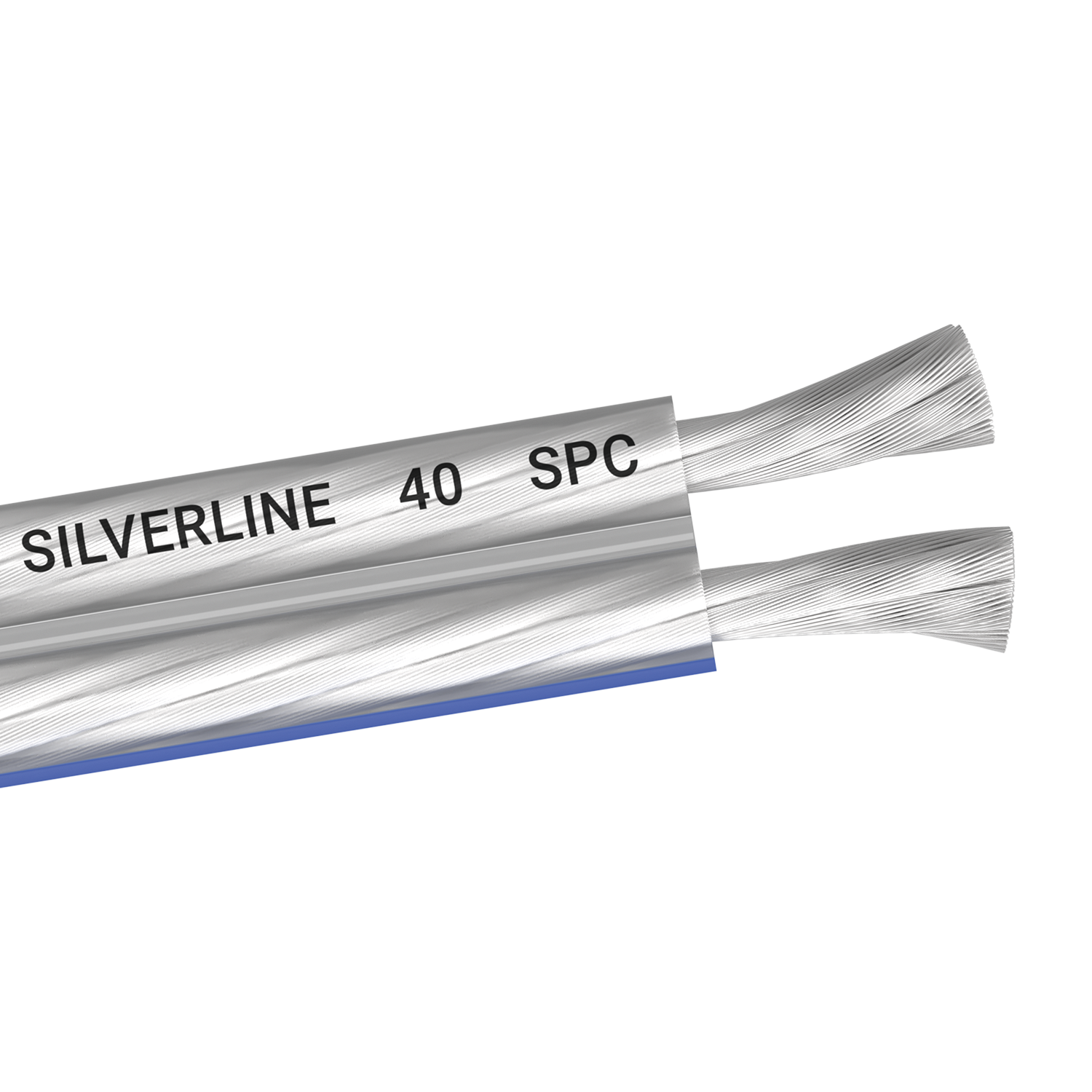 OEHLBACH Silverline SP-40, versilbert, 2x4 Lautsprecherkabel, cm mm², 400