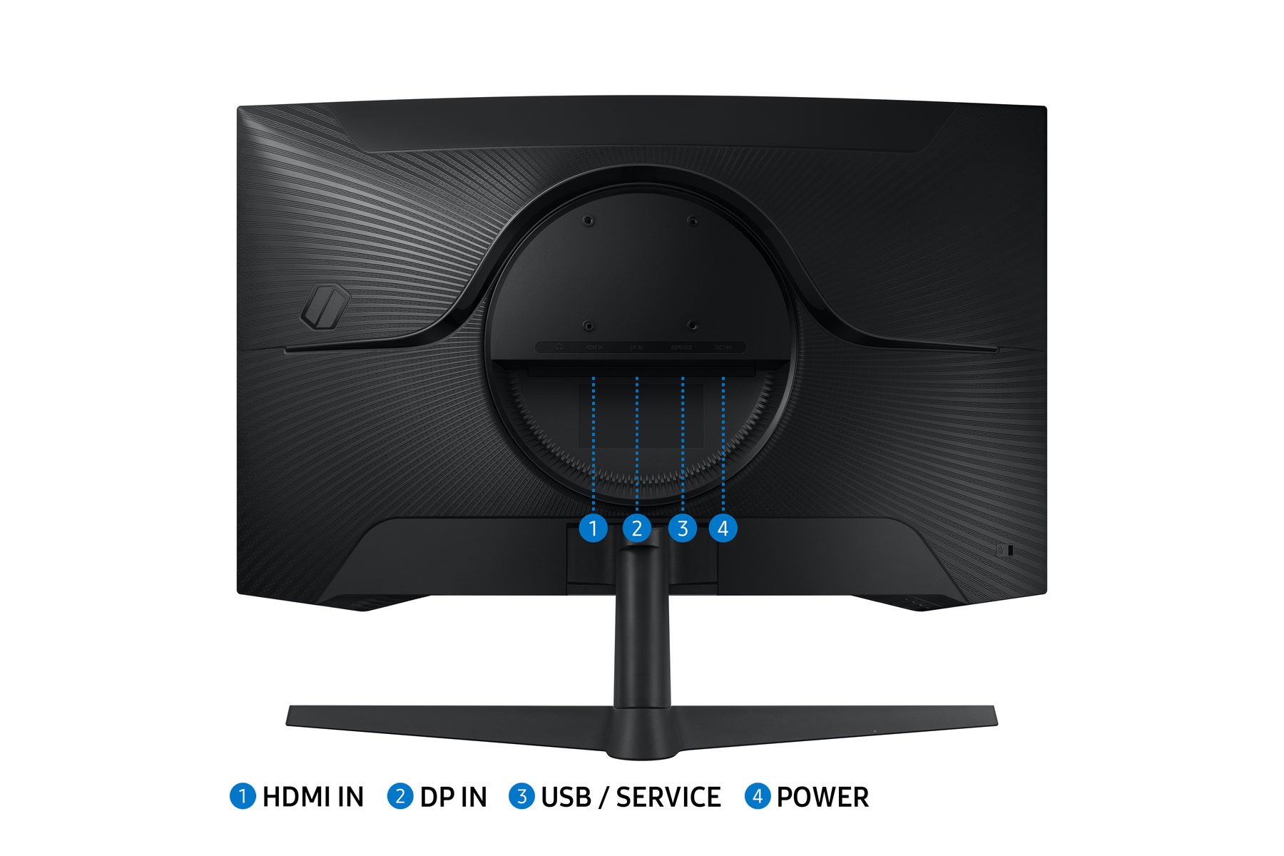 SAMSUNG Odyssey G5 LS32CG552EUXEN - 32 inch - 2560 x 1440 (QHD) - VA (Vertical Alignment)