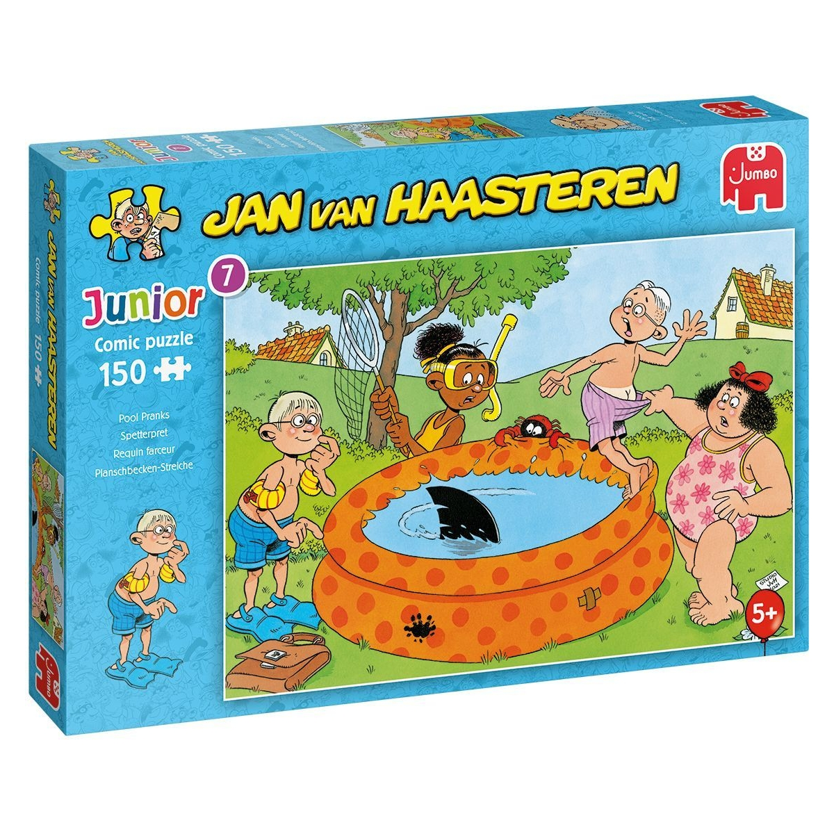 JUMBO Junior Puzzle Jan van Puzzle - Spetterpret 150 Teile Haasteren