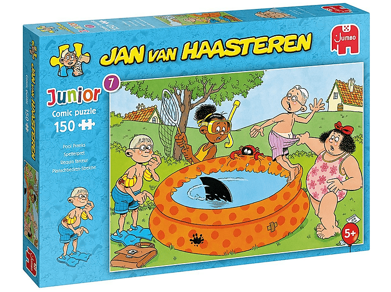 JUMBO Junior Haasteren Puzzle Spetterpret Teile - Puzzle 150 van Jan