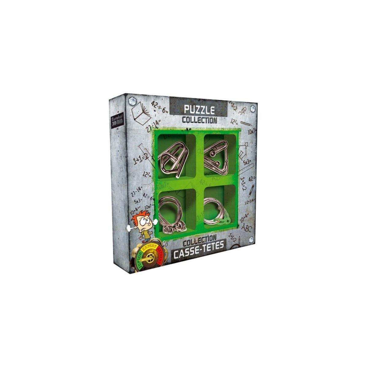 EUREKA 52473361 - Metallpuzzle-Set 4-teilig Junior Puzzle