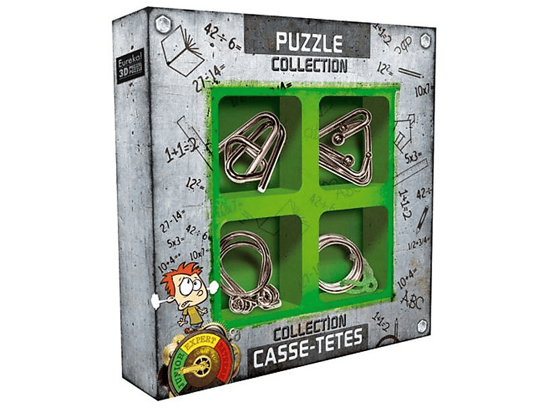 EUREKA 52473361 - Metallpuzzle-Set Junior 4-teilig Puzzle