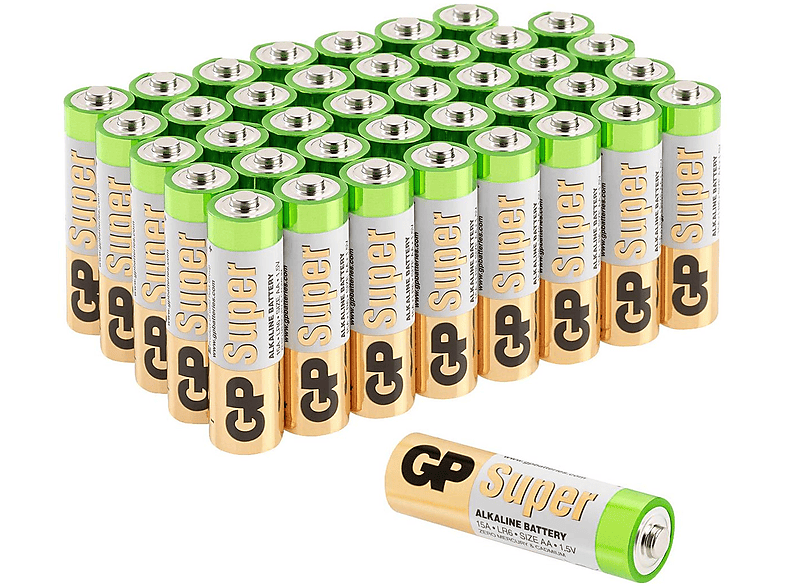 Gp Batteries Aa Mignon Batterie Alkaline Super V St Ck Alkali