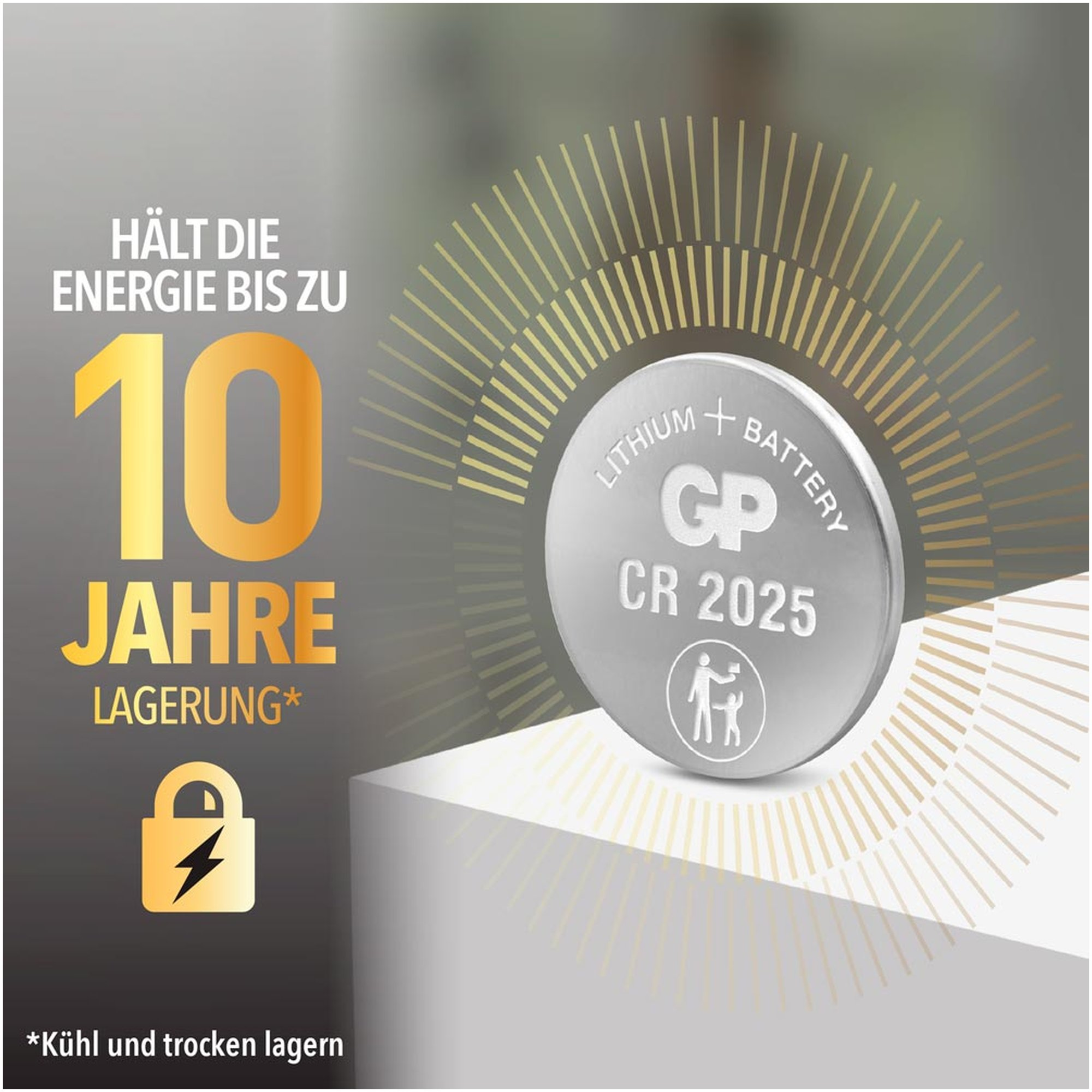 GP BATTERIES CR2025 Lithium Knopfzelle 3V 5 Stück Li-Ion – Lithium-Ionen Knopfzelle, 160 mAh