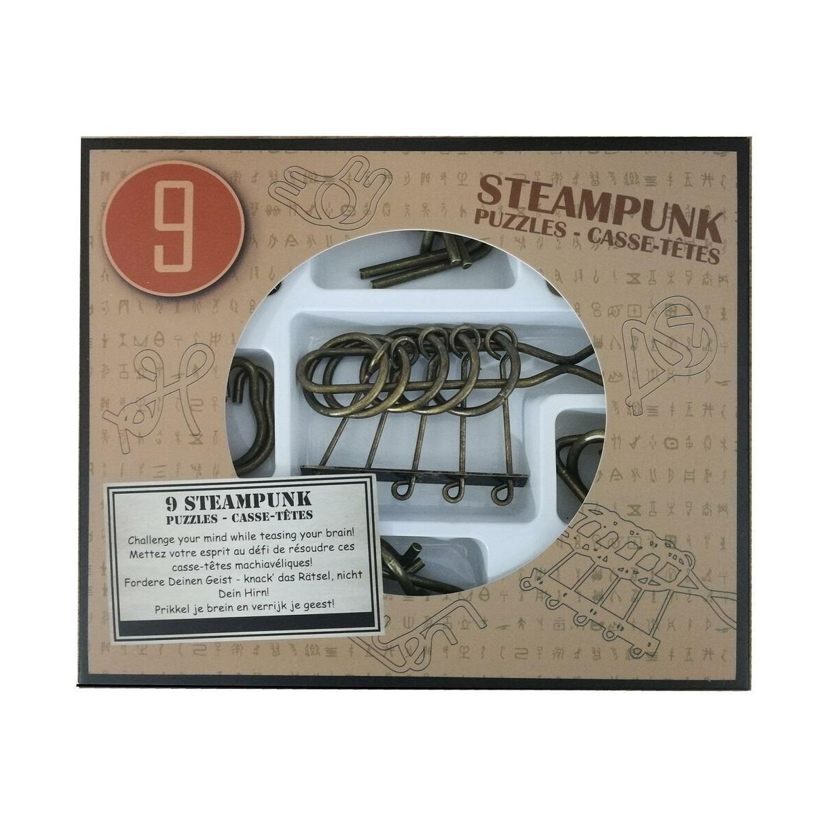 EUREKA Steampunk Puzzles - im Display Box brauner in 52473200 *-**** Puzzle 9 erhältlich) Puzzles (nur