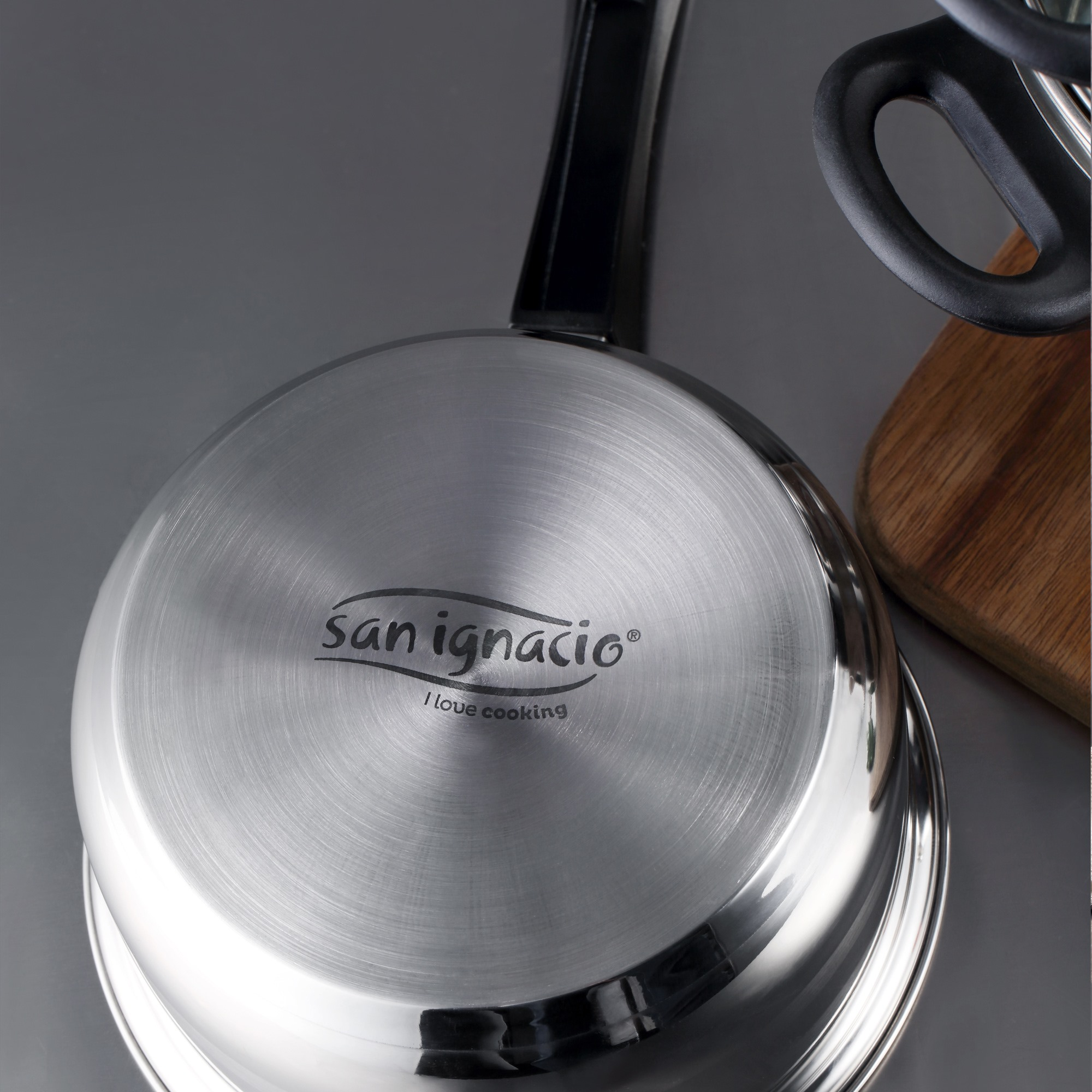 Batería de cocina - BERGNER PK8917, 2 l, Aluminio forjado, Negro