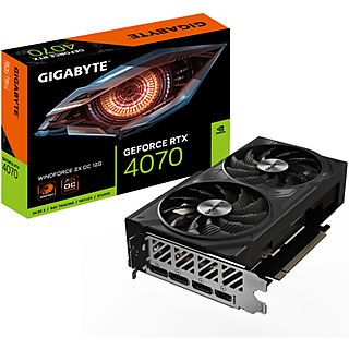 Tarjeta gráfica - GIGABYTE GV-N4070WF2OC-12GD, GDDR6X, PCI Express 4.0