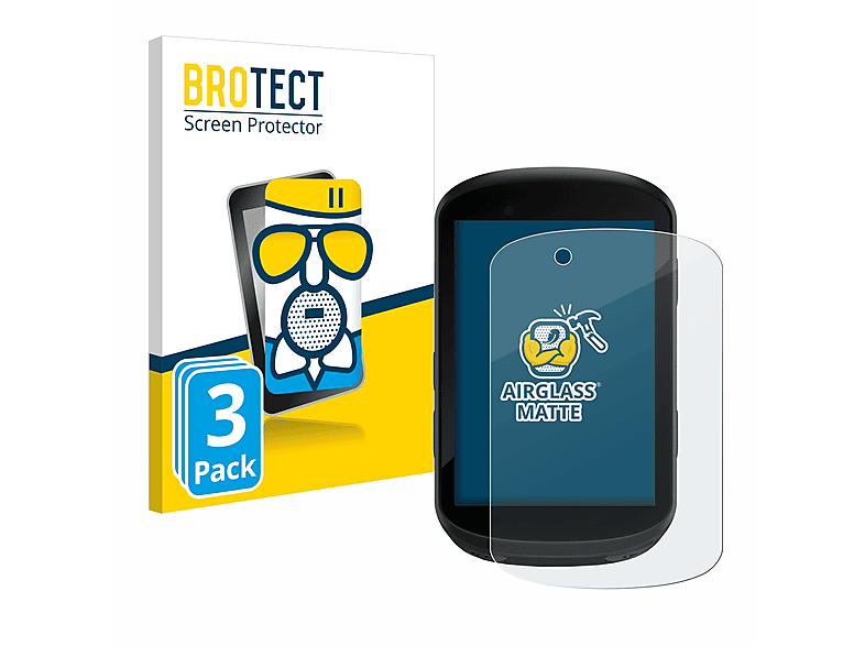 BROTECT 3x Airglass matte Schutzfolie(für Garmin Edge 830) | Navi-Taschen & -Schutzfolien