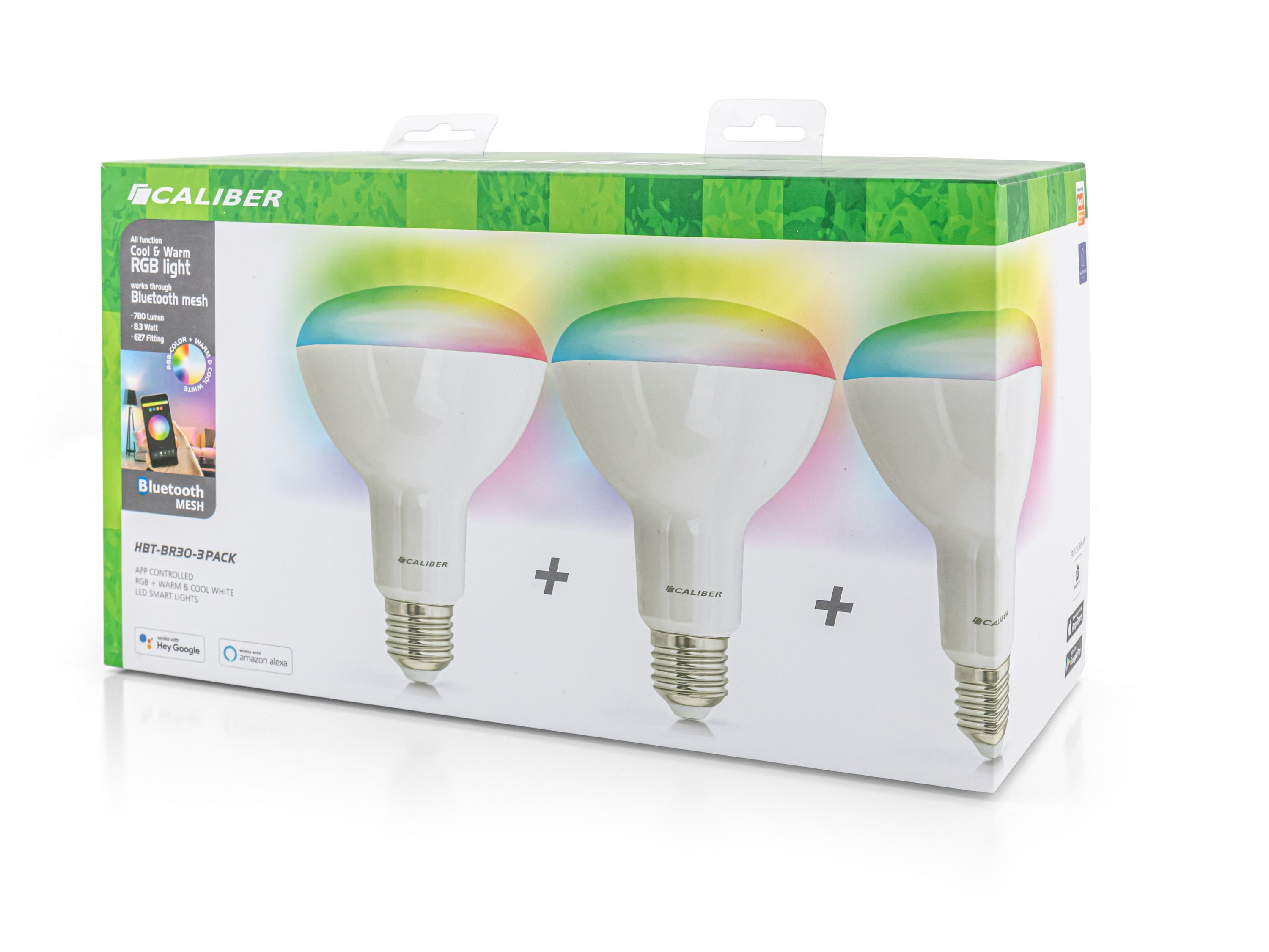 CALIBER HBT-BR30-3PACK Smart Bulb RGB, , Kalt Weiß Warmes Weiß