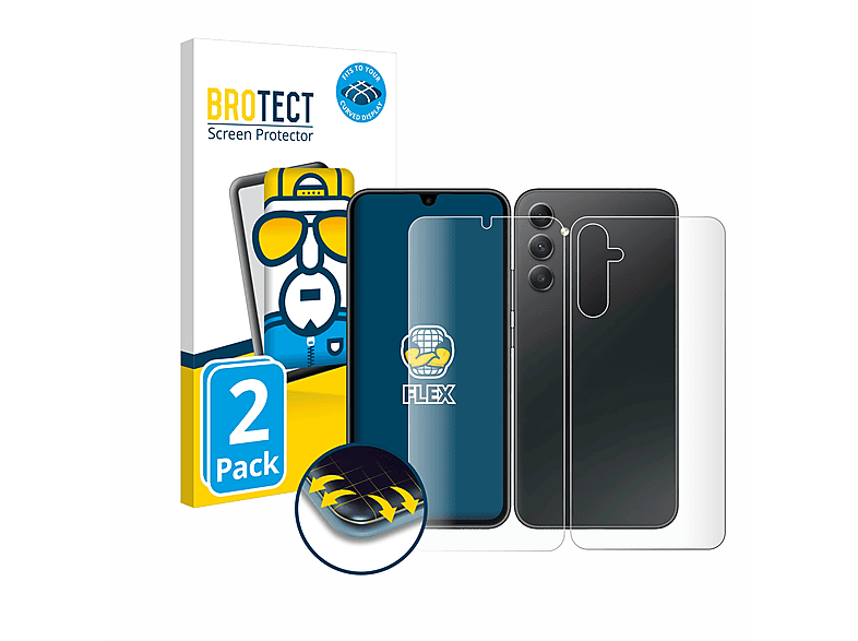 A34 2x Edition) BROTECT Flex 5G Samsung 3D Schutzfolie(für Full-Cover Enterprise Galaxy Curved