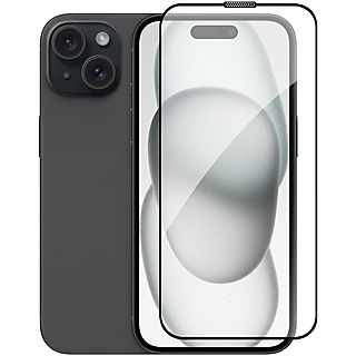Protector pantalla móvil  - De cristal templado para iPhone 15 Plus DAM ELECTRONICS, Apple, iPhone 15 Plus, Cristal Templado