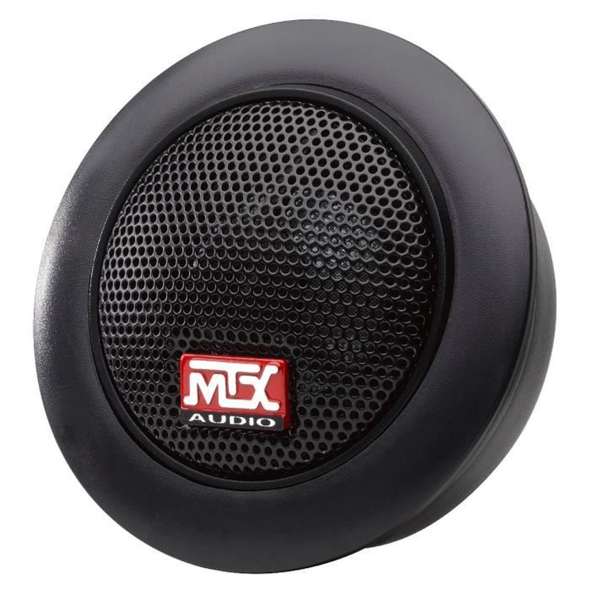 Schwarzer Auto-Lautsprecher mit rotem MSX AUDIO Logo.