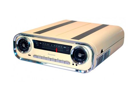 Tocadiscos - VC600 PRIXTON, 1 x USB, 1 x MicroSD, Radio FM, Bluetooth, 1 x  RCA, 1 x Jack, 33.3/45/78 rpm, Azul