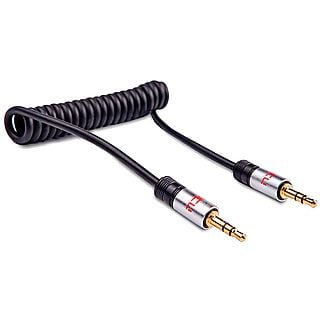 Cables y Adaptadores de Audio y Video - DCU DCU 30701120 Negro / Cable Jack 3.5 (M) a Jack 3.5 (M) 1m