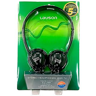Auriculares Inalámbricos para TV - LAUSON Lauson PH-92 Black / Auriculares OnEar con cable, Circumaurales, Bluetooth, Negro