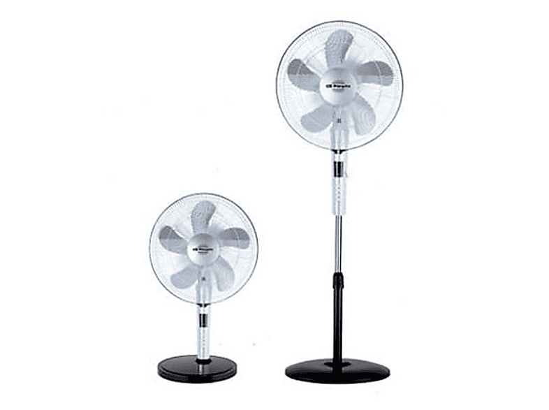 Orbegozo SF 0244 Ventilatore A Piantana – Telecomando, 3 Velocità, Timer 7,5h, 5 Pale Da 40cm