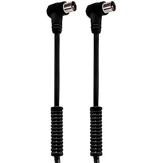 Cables USB de Datos - DCU DCU 391105 Negro / Cable antena (M) a antena (M) 1.5m