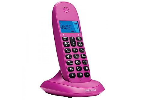Teléfonos Fijos Inalámbricos y de Sobremesa  - motorola C1001LB+ Violeta / Teléfono inalámbrico MOTOROLA, Rosa