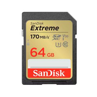SANDISK 2134030, SDXC Speicherkarte, 64 GB, 170 MB/s
