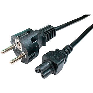 Cables y Adaptadores de Corriente - DCU DCU 391005 Negro / Cable Schuko (M) a Trébol (H) 1.5m