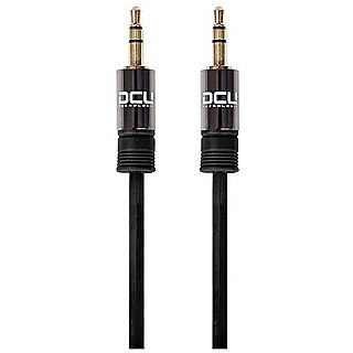 Cables y Adaptadores de Audio y Video - DCU DCU Negro / Cable Jack 3.5 (M) a Jack 3.5 (M) 1.5m