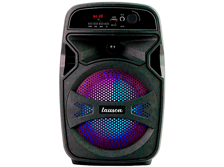 Altavoces con Karaoke para Fiestas Lauson LLX34 Negro / Altavoz de