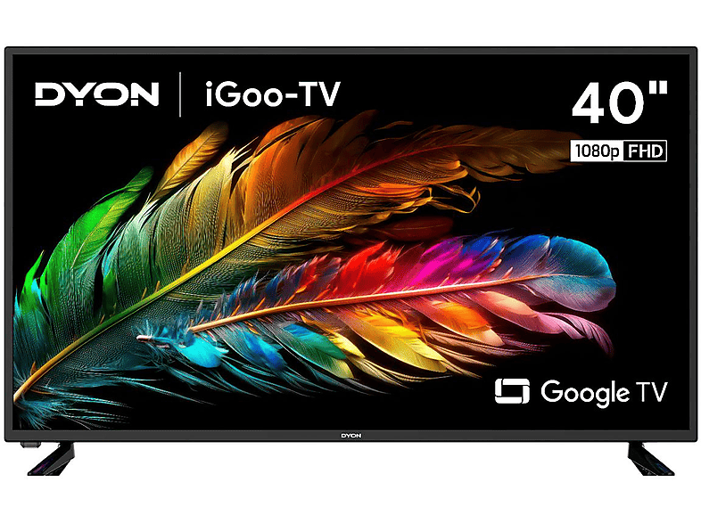 DYON iGooTV 40F LED TV (Flat, 40 Zoll / 100 cm, FullHD, SMART TV, Google TV) MediaMarkt