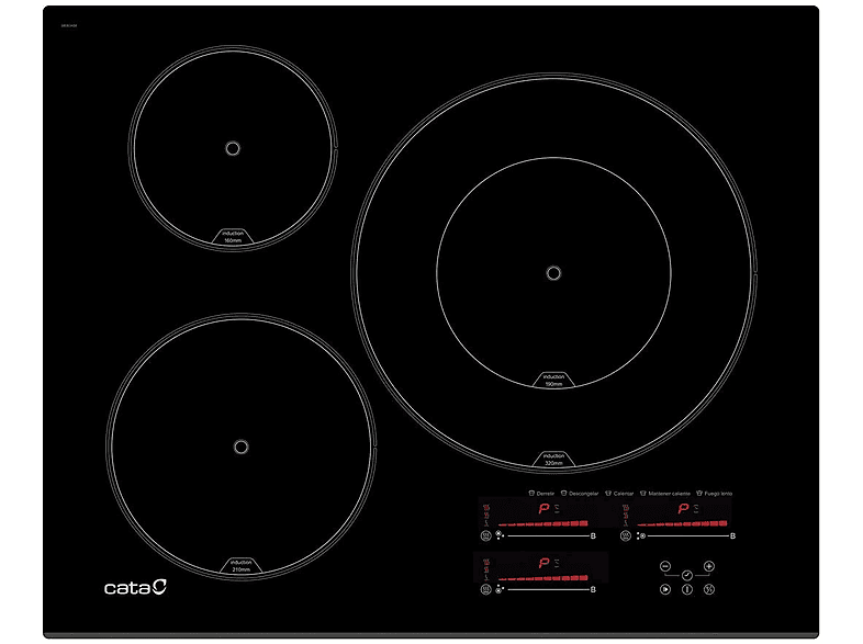Placa de inducción - CATA Induccion Cata IINSB 6032 BK